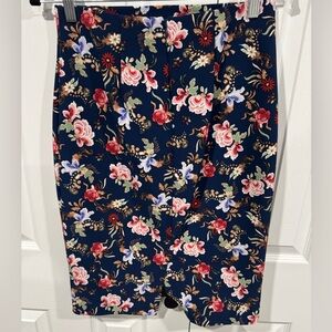 Floral Print Skirt